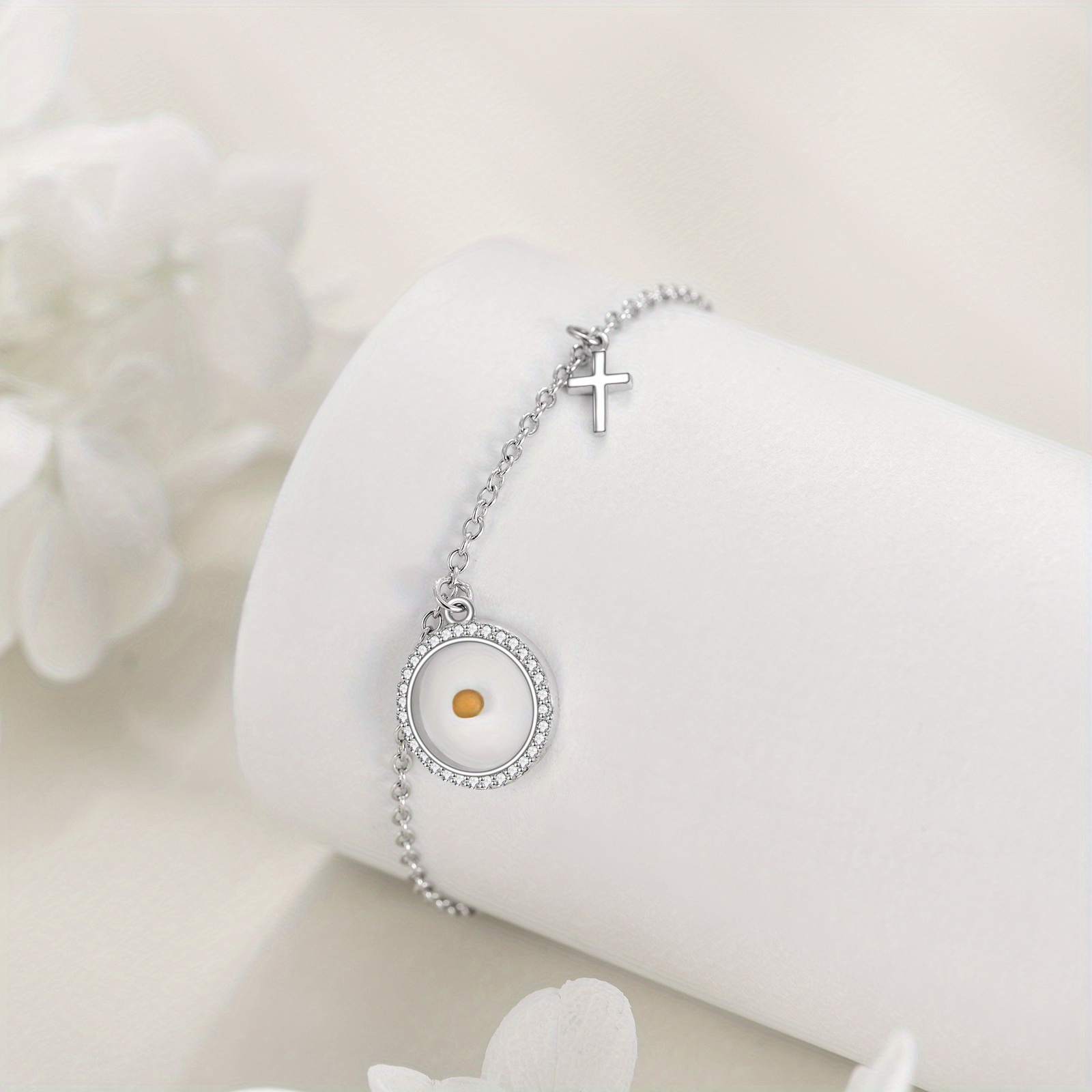 Mustard Seed Adjustable Faith Bracelet, Pure Silver